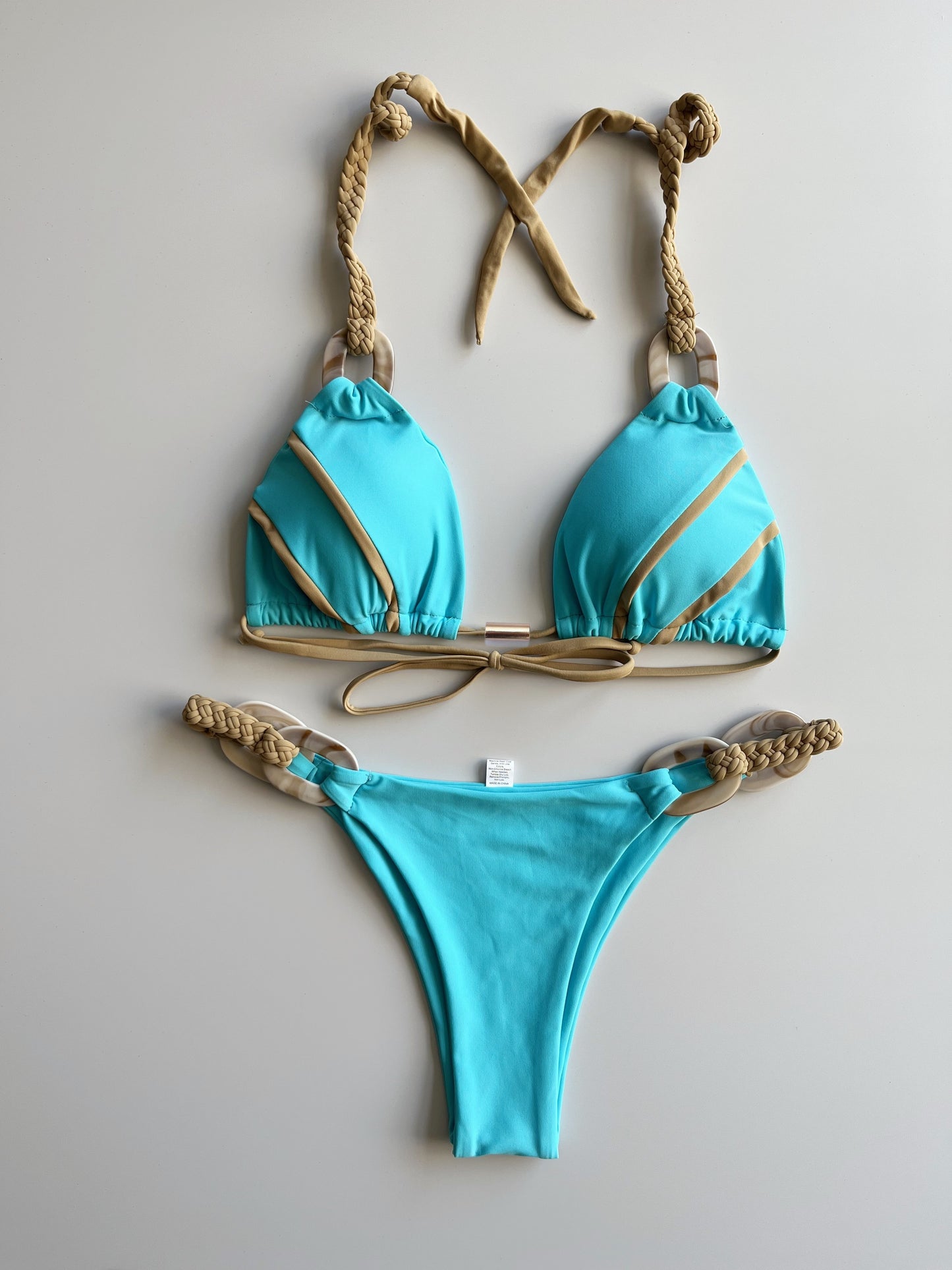 Royal Halter Triangle 2-Piece Bikini