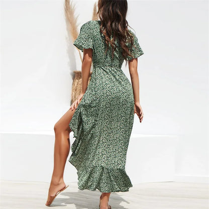 Floral Maxi Summer Beach Dress