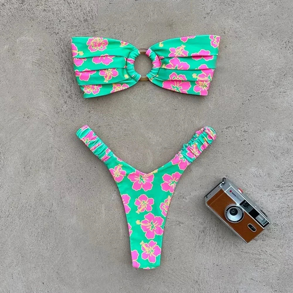 Micro Bandeau Cheeky Bikini